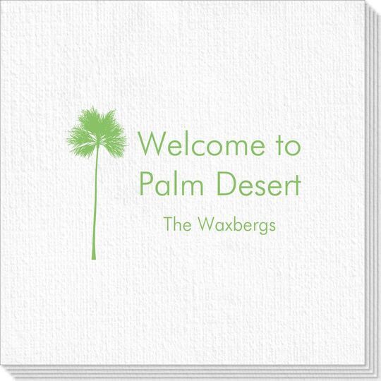 Palm Tree Silhouette Deville Napkins
